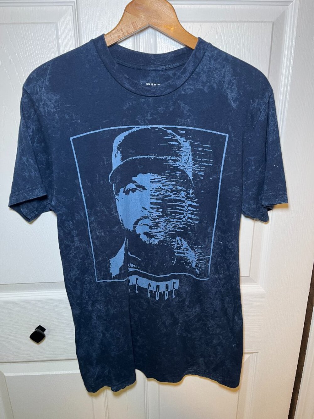 Ice Cube Large Graphic Acid Wash T-Shirt